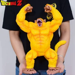 40cm Dragon Ball Z Super Large Golden Version Of Vegeta Great Ape Gorilla Theater Version Hand Office Action Figures Model Toys