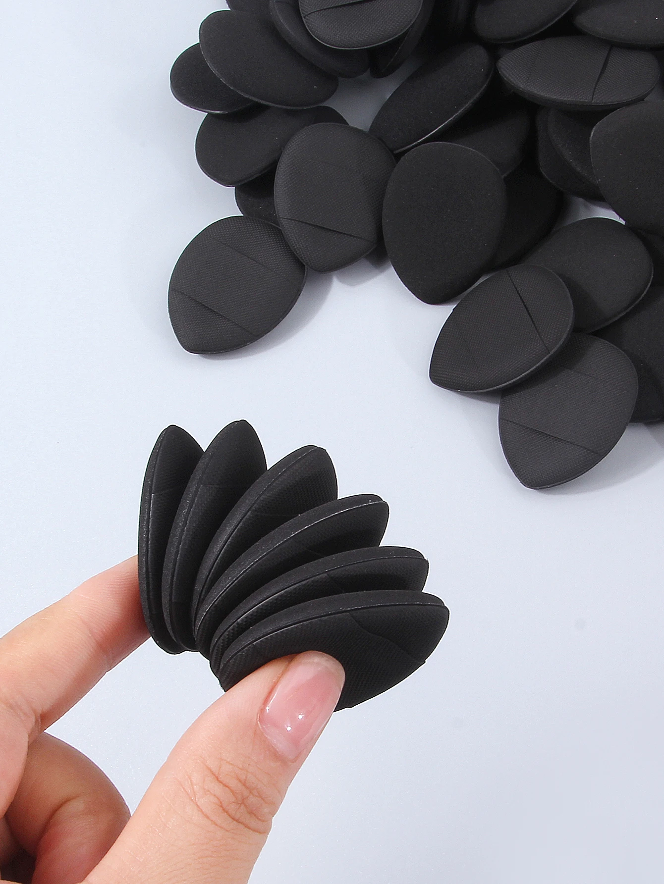 100pcs Multifunctional Thumb Powder Puff Non-latex Makeup Sponge Liquid Foundation Concealer Powder Puff Finger Powder Puff
