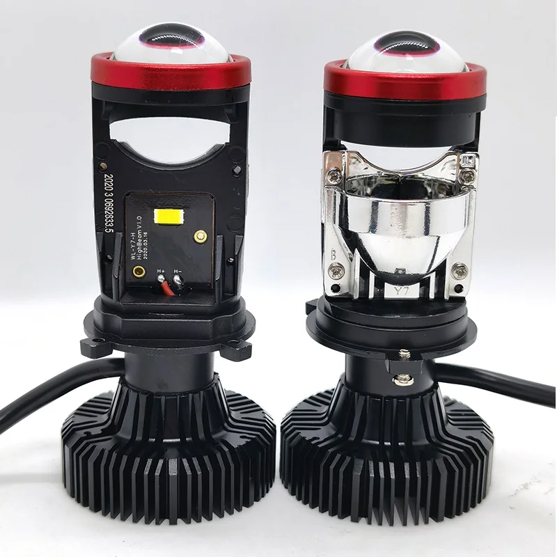 

2PCS H4 LED Headlight Bulbs Canbus Mini Projector Lens 3000K 4300K 6000K Fanless Auto Car Lamp Fog Lights 9003/HB2 Hi/Lo Beam