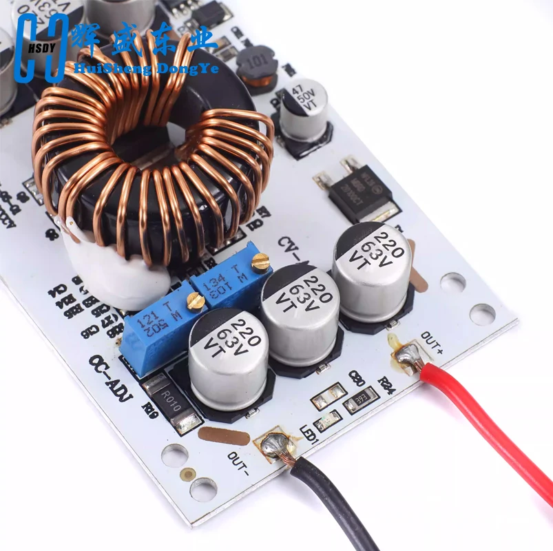 Imagem -05 - Dc-dc Step up Boost Converter Module Transformador de Alimentação 10v60v a 12v-60v 12v-60v 10a Regulador de Tensão 600w