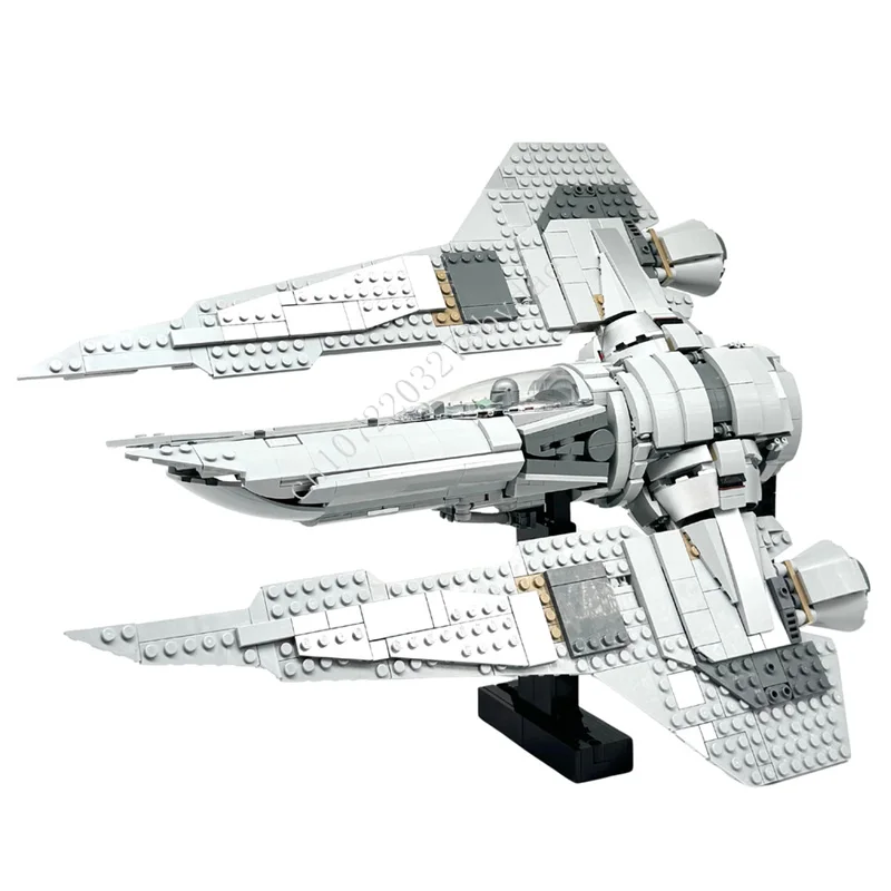 1380PCS Gauntlet Starfighter Space War Military MOC SpaceShip Battle Model Building Block Architecture DIY Education Toys Gift