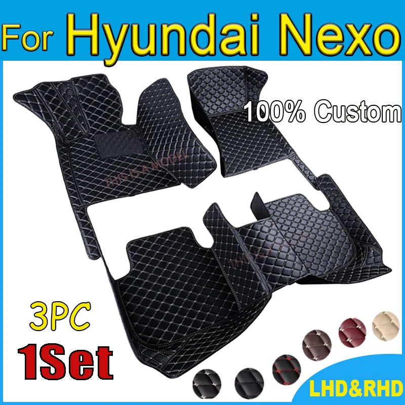 

Car Floor Mats For Hyundai Nexo Hyeondae Negso FE 2019 2020 2021 2022 5seat Carpet Waterproof Alfombrillas Coche Car Accessories