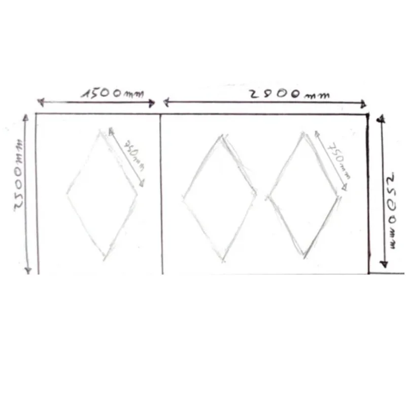 

3 75cm rhombus link