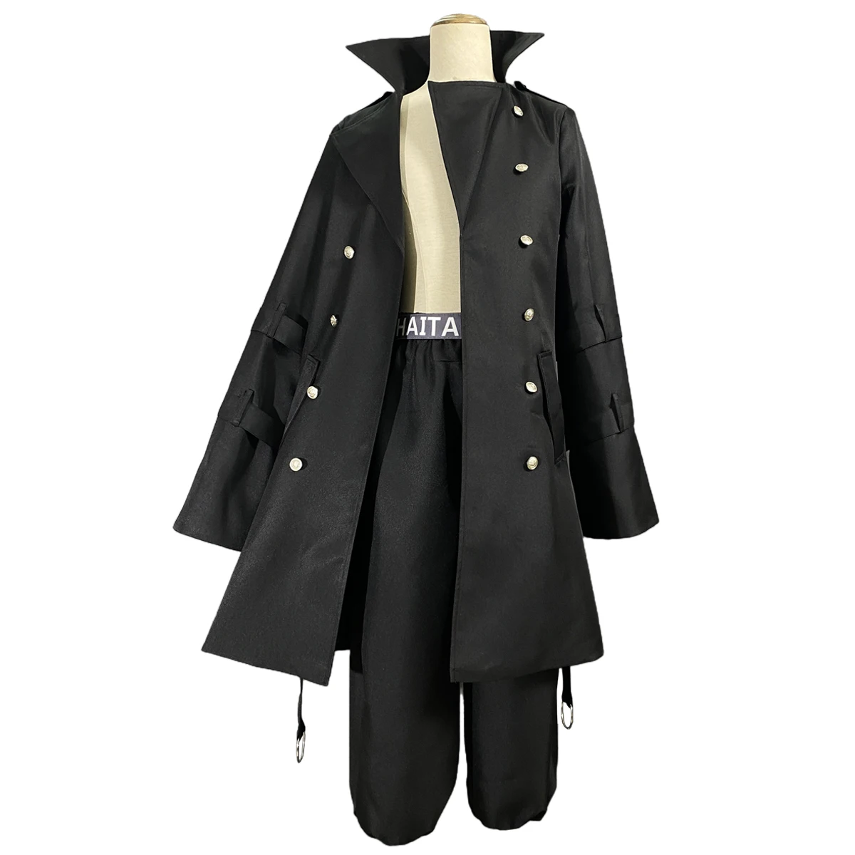 HOLOUN Tokyo Anime Cosplay Costume Ran Haitani Brothers Black Trench Coat Casual Wearing Halloween Christmas Gift