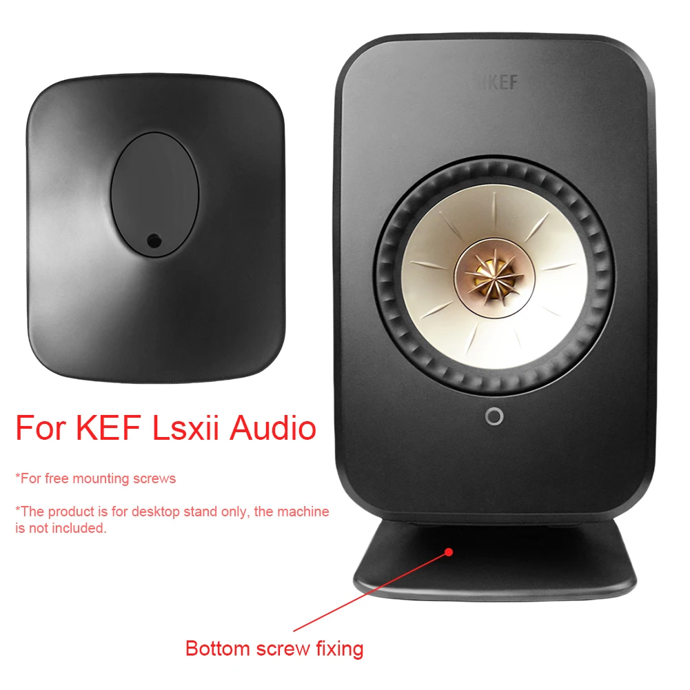

Настольный держатель для динамика для KEF LSX II, нескользящая подставка из смолы, снижение вибрации, стабильная настольная основа, держатели для беспроводных динамиков