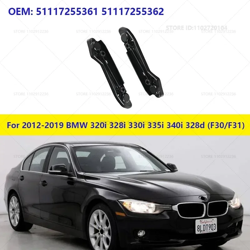 For 2012-2019 BMW 3 Series (F30/F31) 320i 328i 330i 335i 340i 328d Front Bumper Cover Bracket Support 51117255361 51117255362