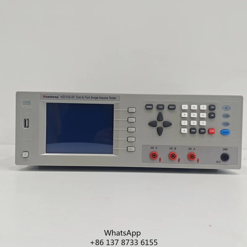 Huazheng Automatic IEC 60034 15 Motor Stator Rotor Armature Winding Turn To Turn Impulse Surge Withstand Voltage Tester