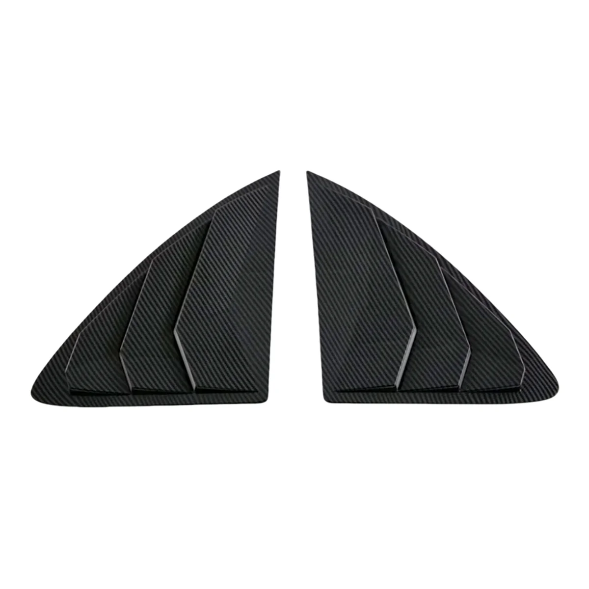 Rear Side Window Louvers for Mercedes Benz E Class W214 2024 Accesories Air Vent Scoop Louvers Trim ABS Carbon Fiber