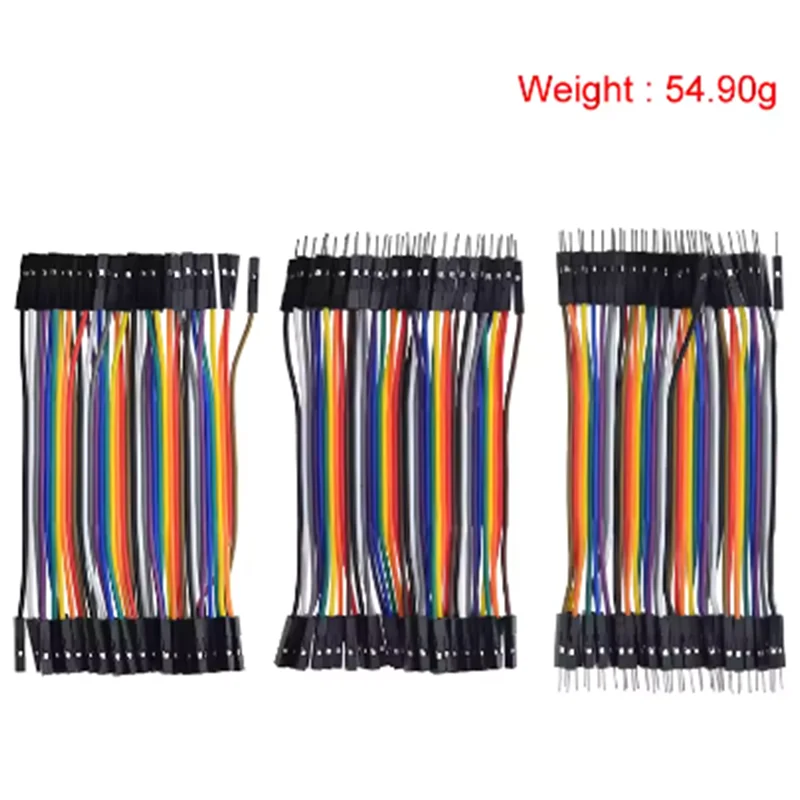 XINANDI Dupont Line 10CM 20CM 30CM 40Pin Male to Male + Male to Female and Female to Female Jumper Wire Dupont Cable for Arduino