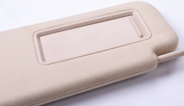 1pc Beige Grey Sun Visor with Mirror with Light for Toyota Land Cruiser 2008-2012-2017-2021