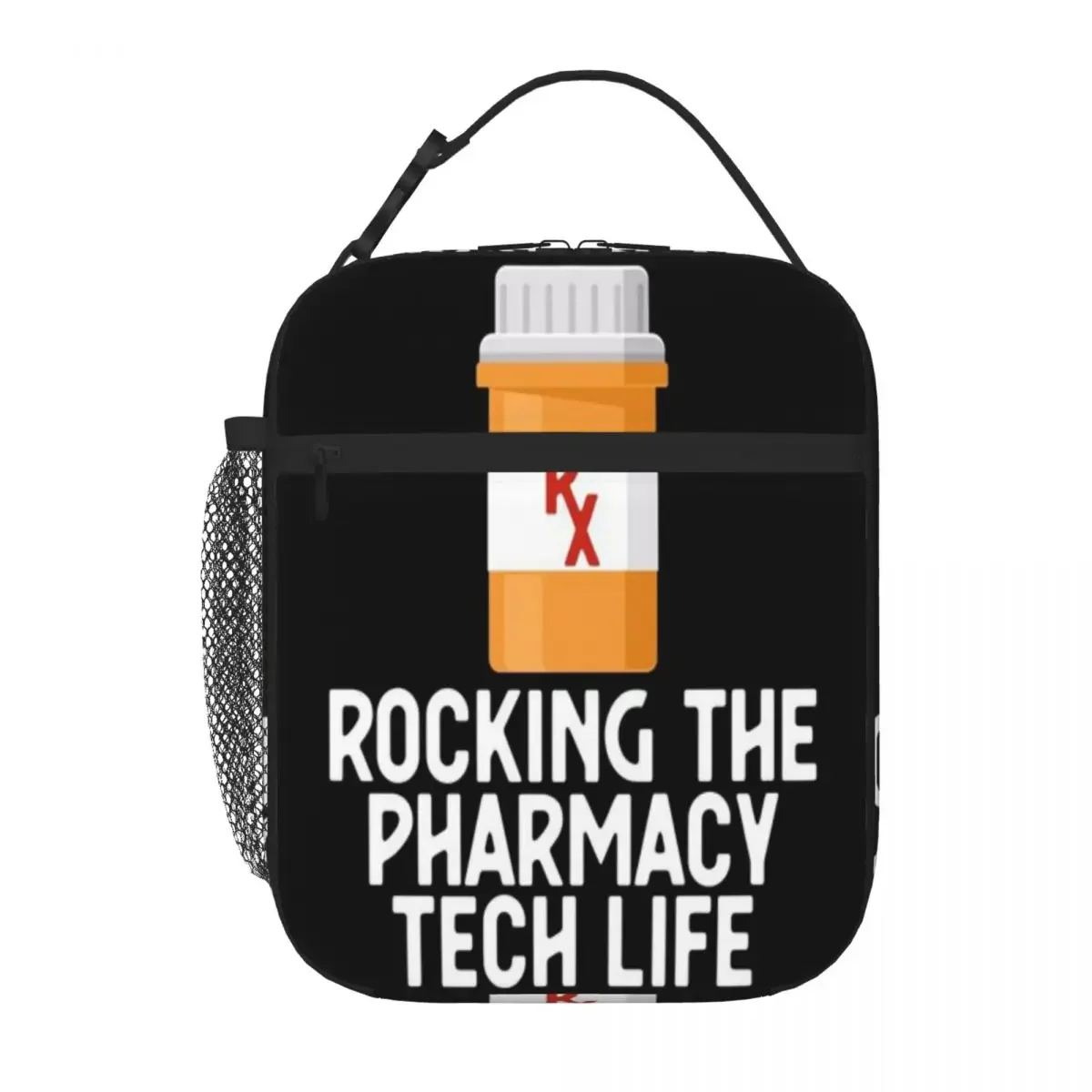 Bestselling Funny CPHT Rocking The Pharmacy Tech Life Product Quilted Shoulder Lunch Bag Weekend Getaway Thermal Food Carrier