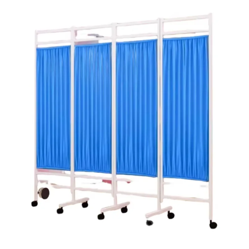 شاشة ستارة أثاث المستشفى الفولاذية شراء شاشات السرير 4 شاشات حوض قابلة للطي #5