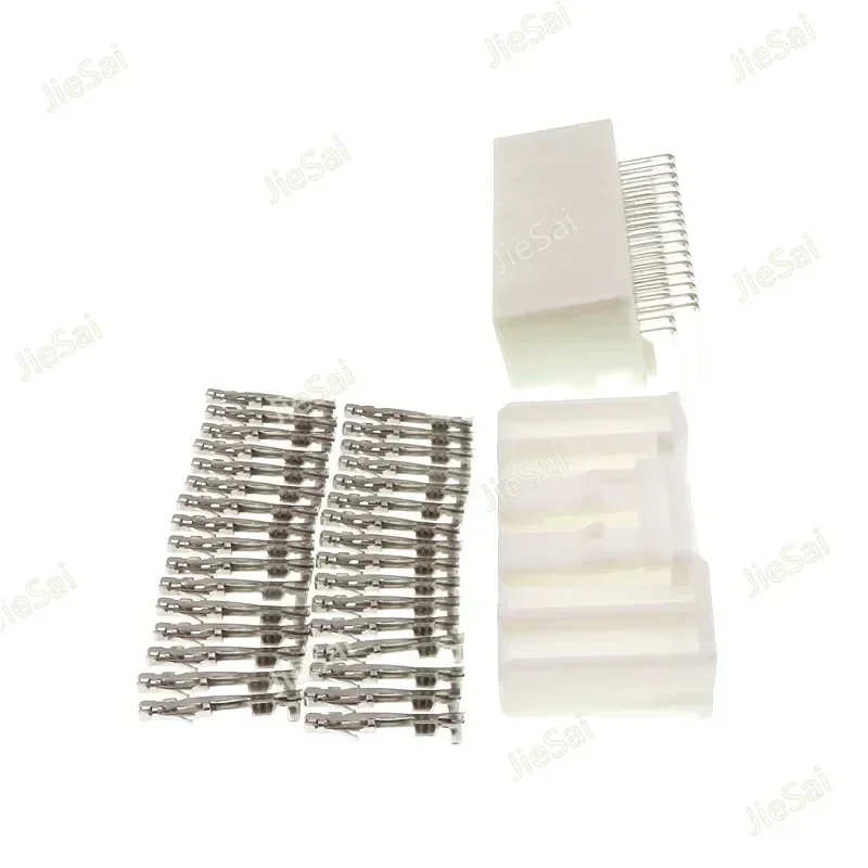 32 Pin 1318747-1 1318745-1 Car Navigation Central Control Instrument Wire Harness Connector PCB Socket Plug For Nissan