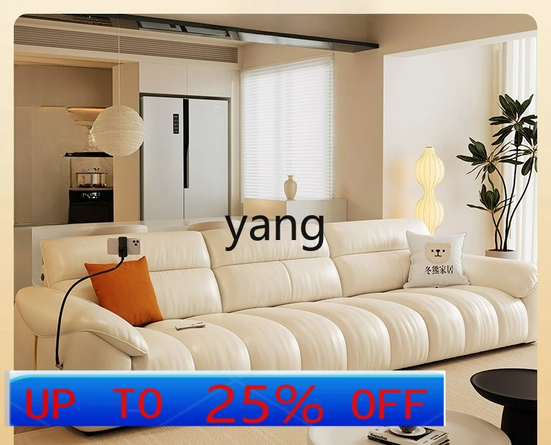 

Диван Lmm с накладками на спинку в виде слониных ушей, в стиле французского кремового декора, для гостиной, большой, глубокий, кожаный