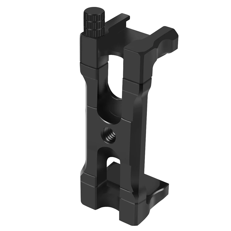 U Clip Telefonständer Power Bank Halter Ausziehbare 62-87mm Klemme Kaltschuhhalterung 1/4" ARRI für iPhone Kamerakäfig Stativhalterung – Detail 14
