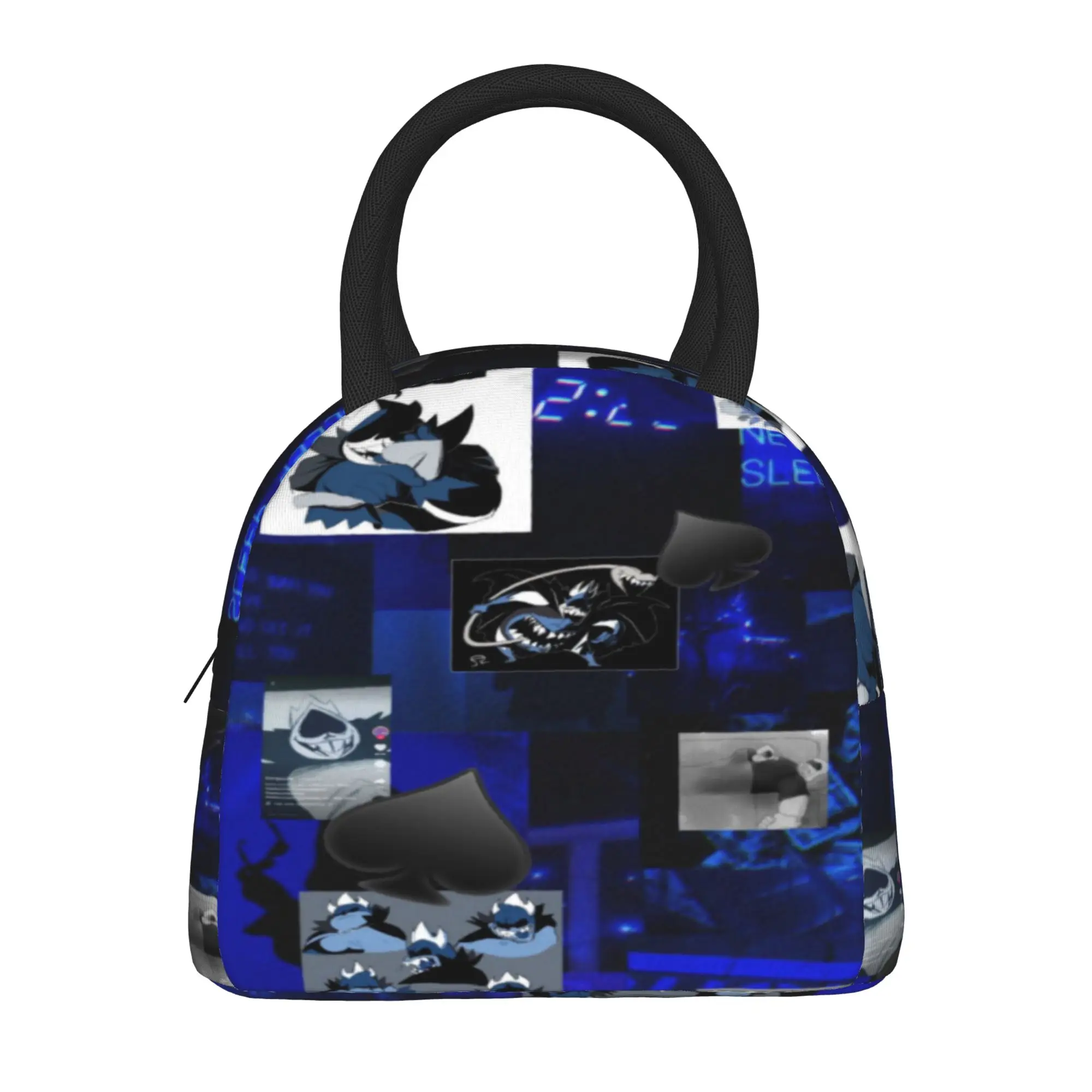  Lancer Face  Accessories Insulated Lunch Bag For School  Food Storage Bag Reusable Thermal Cooler Lunch Boxes