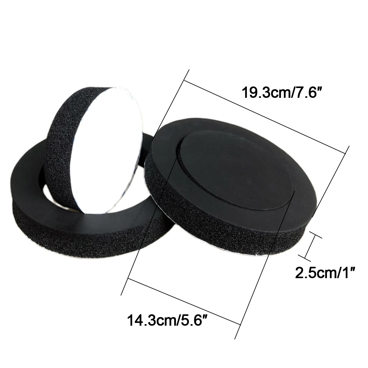 Acoustic Horn Ring Bass Ring Universal Anti-noise Cushion Slow Rebound Seal Door Sound Insulation Horn Mat