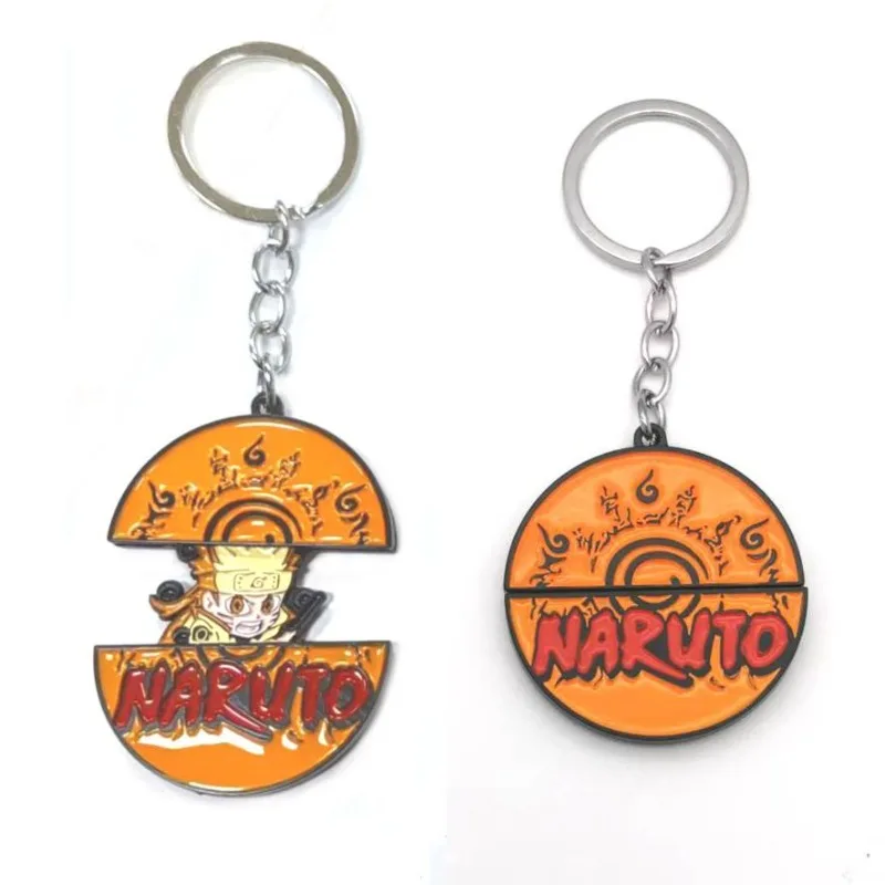 Naruto Schlüsselanhänger Haruno Sakura und Uchiha Sasuke, niedlich und stilvoll, personalisierter, zarter und einfacher Paar-Anhänger als Geschenk. – Detail 2