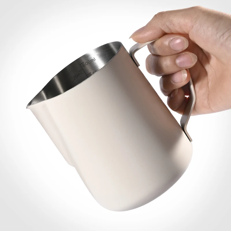 إسبرسو قهوة الحليب مزبد إبريق الفولاذ المقاوم للصدأ تبخير باريستا لاتيه Frother كوب كابتشينو إبريق الحليب كريم إبريق مزبد