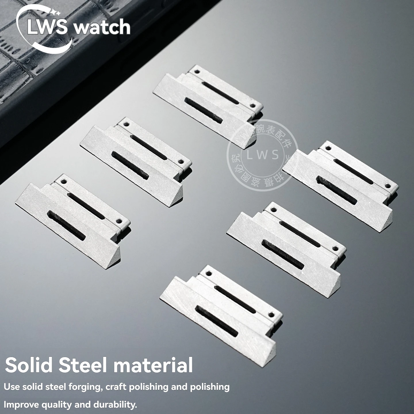 For Richard Mille Watch Lug Connector Stainless Steel Adapter Headpiece for Custom Rubber or nylon Strap Replacement Watch Parts
