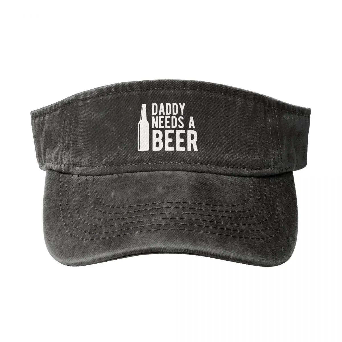 

Daddy Needs A Beer Empty Top Baseball Sun Cap Summer Adjustable Baseball Cap