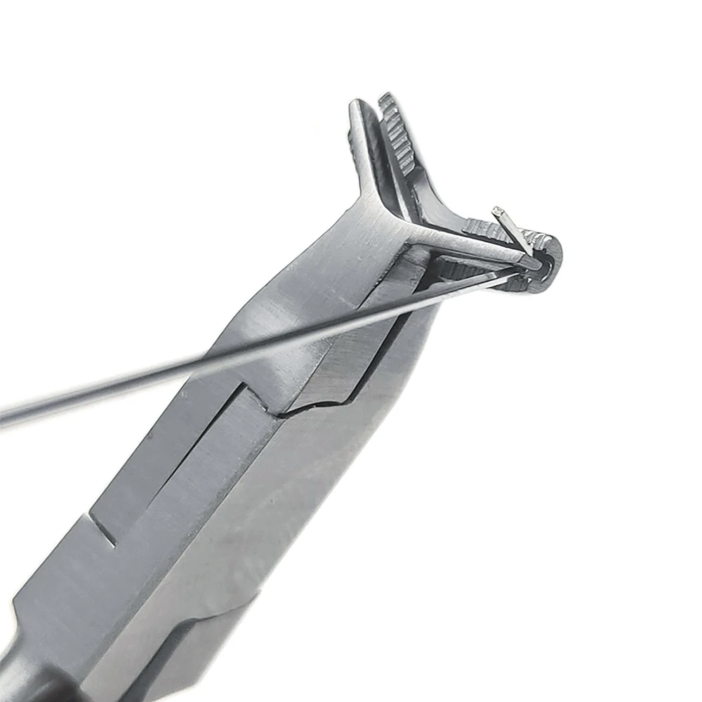 1 sztuka Dental instrumenty ortodontyczne drut językowy NiTi Cinch powrót szczypce ortodontyczne narzędzie Forcep Max dla 0.7mm — zdjęcie 2