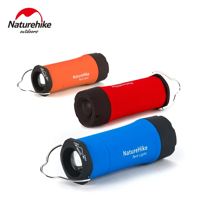 Naturehike lampa kempingowa LED Light bateria latarka z zoomem możliwość przyciemniania reflektor światło robocze reflektor latarka awaryjna