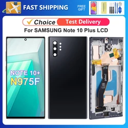 Note 10 Plus For Samsung 6.8''Tested Note10+ N975F N975 N975W LCD Display Touch Screen Digitizer Assembly Replacement