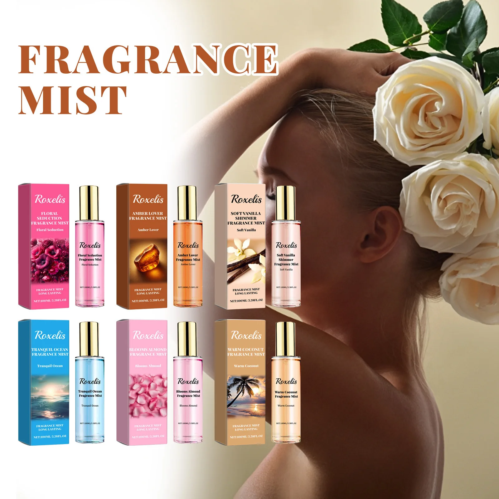 Citrus Perfume Spray Lasting Fragrance Floral Pheromone Scent Keep Freshing Dating Attract High Quality Women Body Perfume Serie