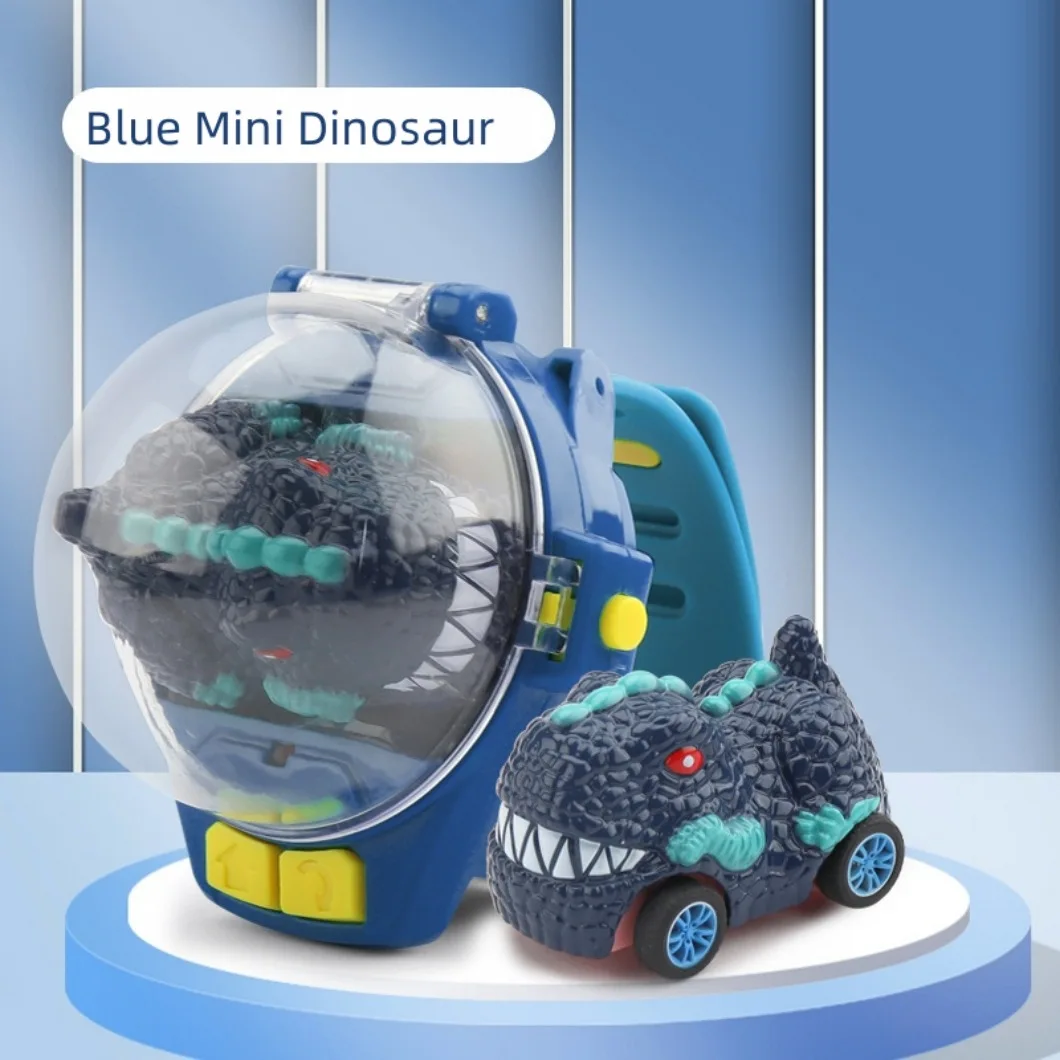 Simulazione Mini Orologio Auto telecomandata Dinosauro Auto in lega Giocattoli per bambini Divertimento da corsa Modelli di giocattoli per ragazzi e ragazze Regalo di compleanno