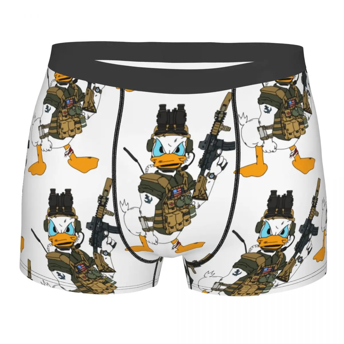 

Donald Duck Men Long Underwear Boxer Shorts Panties Humor Soft Underpants for Male
