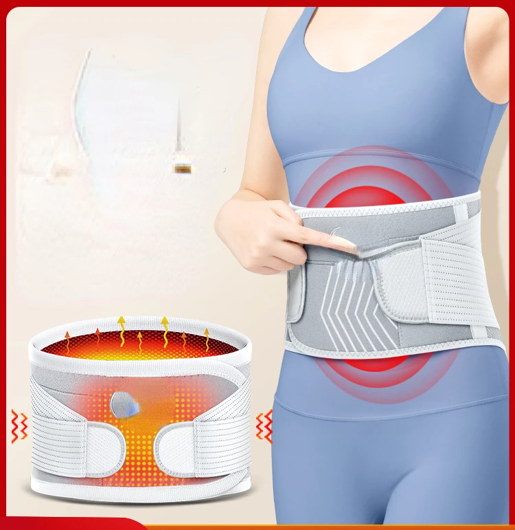 Cinturilla calefactora eléctrica de marca, compresa caliente, fiebre, cintura y abdomen, carga femenina cálida, masaje vibratorio