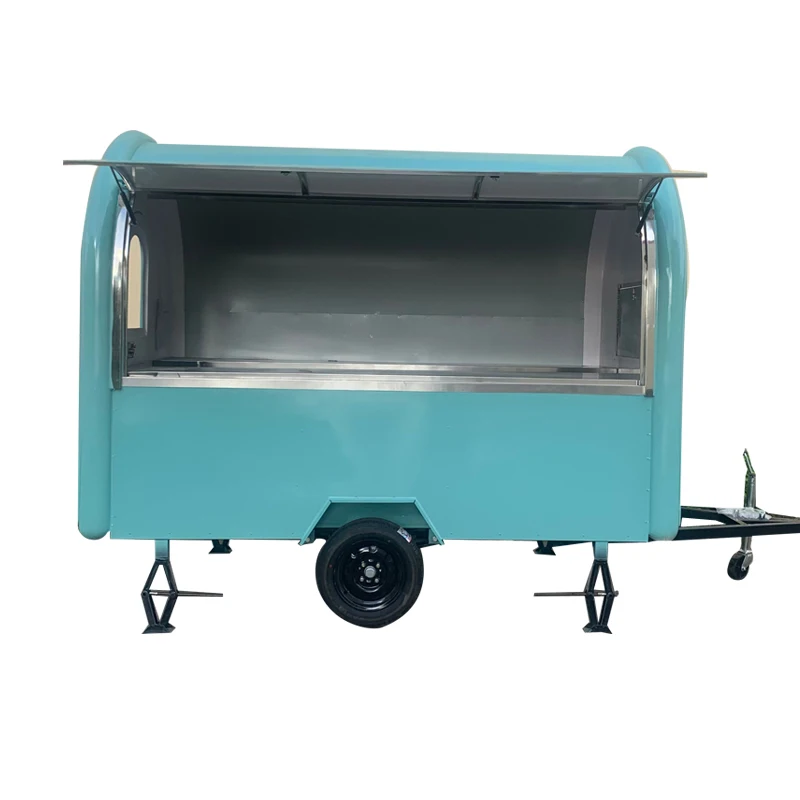 Food Cart Kiosk Design Trailer for Snack Food Cheap Mobile Food Truck