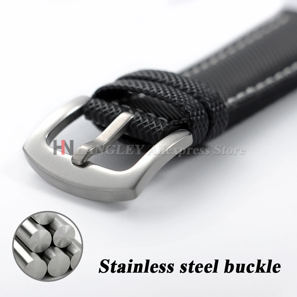 Cinturino per orologio in fibra di carbonio 20mm 22mm 24mm per Seiko per Omega Donna Uomo Cinturino con fondo in silicone morbido impermeabile Bracciale premium