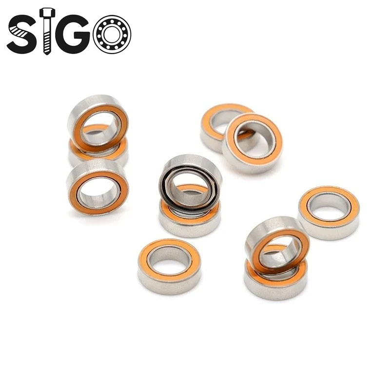 10PCS SMR106 2RS CB Bearing 6x10x3 Mm ABEC7 Stainless Steel Hybrid Ceramic Bearing DRY Ocean Fishing Reels Ball Bearings SMR106
