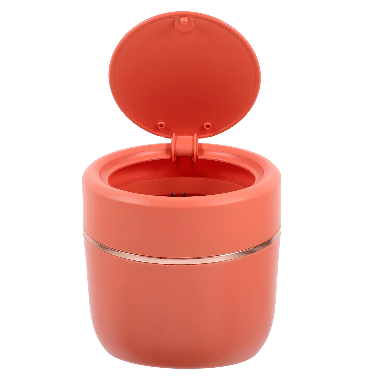 

Press-Type Mini Trash Can Desktop Small Waste Bin Plastic Lid Home Office Use Space Saving Decorative Desk Trash Can