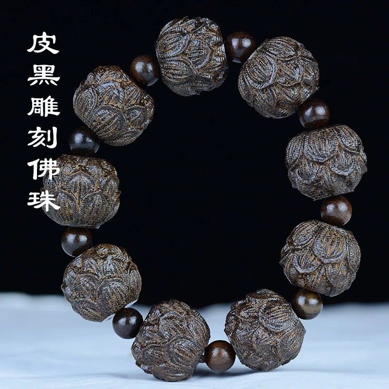 Prayer Bracelet Natural Wooden Beaded Rosary Meditation Buddha Bracelets Bangles for Men Women Yoga Healing Balance Jewelry Gift