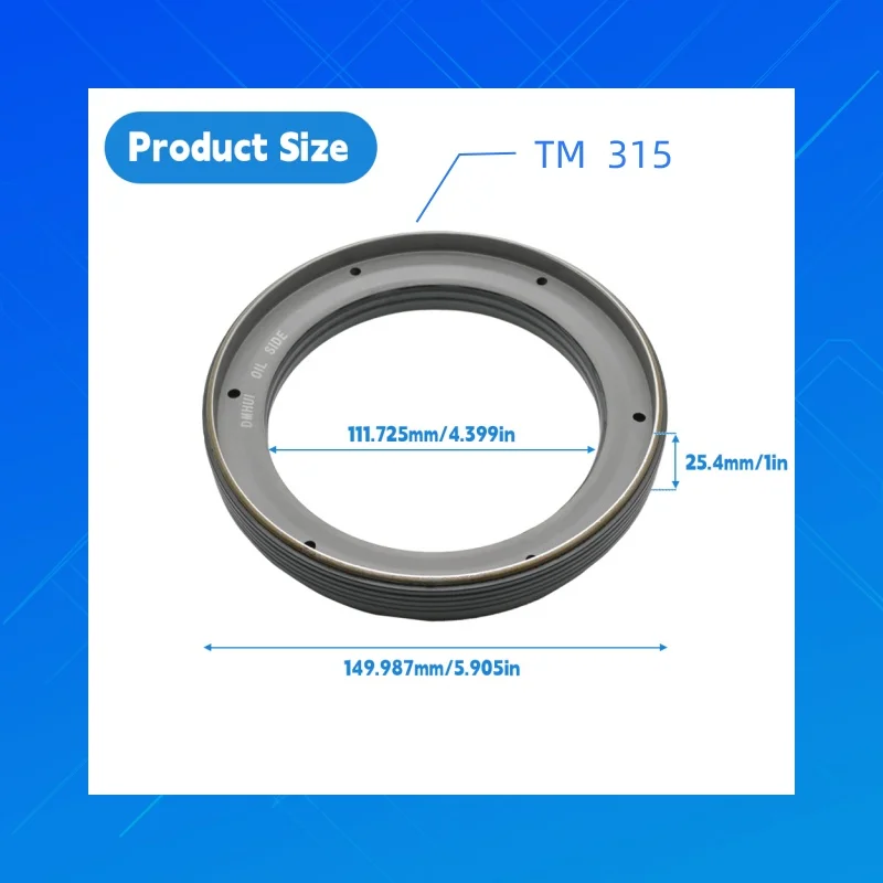 

High-quality Sealing of rotating shafts for large heavy-duty equipment, Size 111.725x149.987x25.4mm,applicable to SA236-TM315
