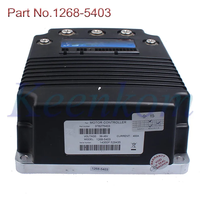 1268-5403 Programmable DC SepEx Motor Controller 400A 36V/48V For CURTIS IP64 IP67