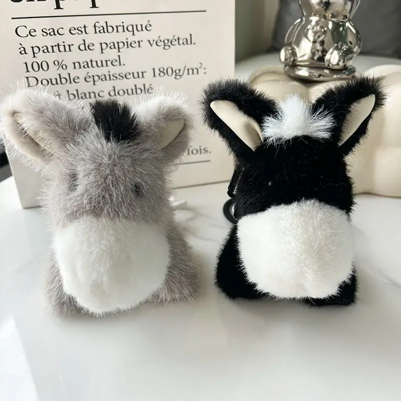 พวงกุญแจตุ๊กตาลูกลาตัวน้อยน่ารัก พวงกุญแจตุ๊กตาขนนุ่มน่ารัก พวงกุญแจตุ๊กตา