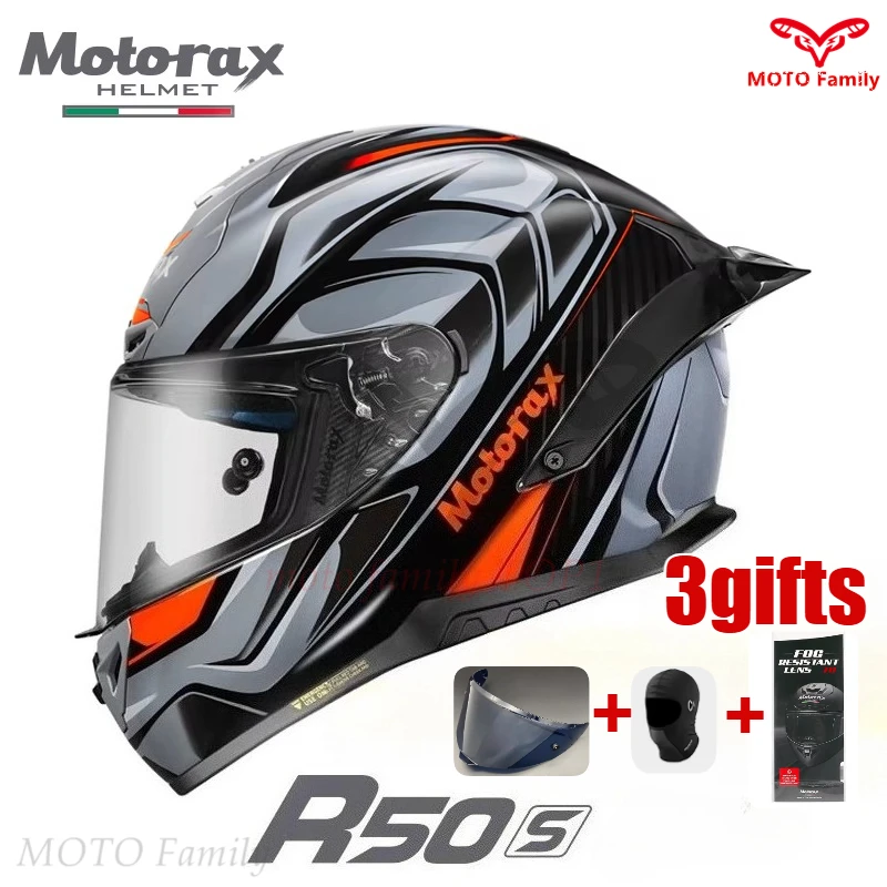 MOTORAX R50S motorcycle helmet full helmet men and women big tail helmet motorcycle casco moto motorcycle accessories