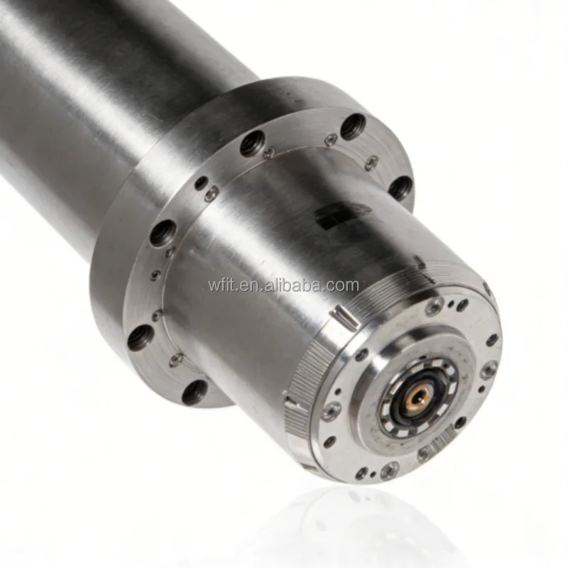 CNC 16kW 150mm HSK-A50 Permanent Magnet Synchronous Spindle Motor 20000 RPM with Hydraulic Tool Change & Oil Cooling
