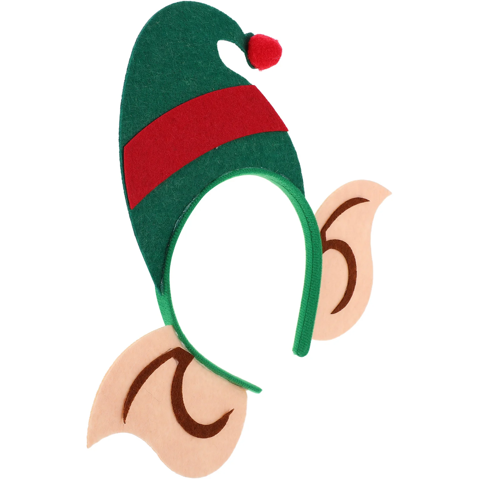 

2Pcs Christmas Elf Hat Headbands Cute Holiday Party Hair Accessories for Girls Festive Headwear Xmas Photo Booth Props