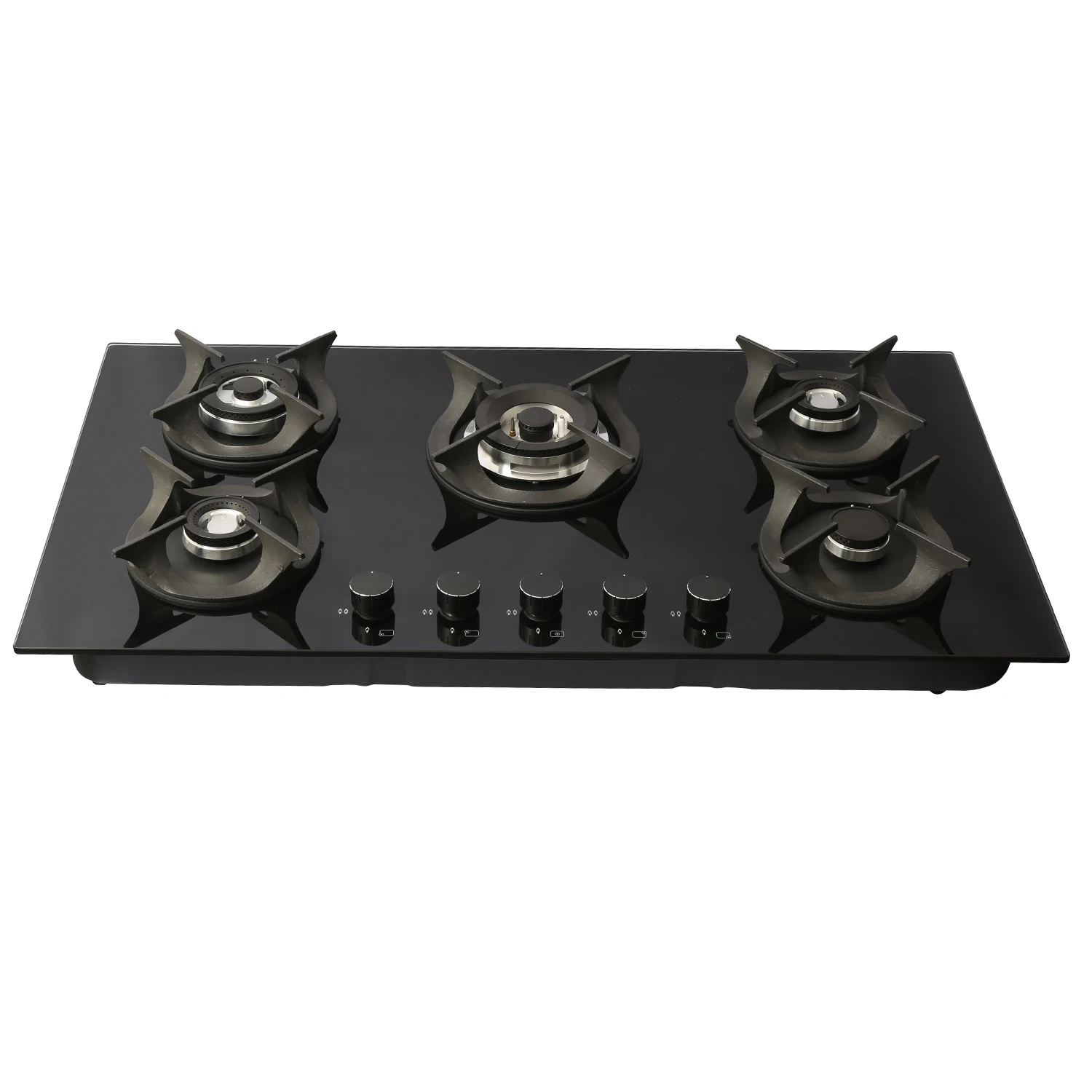 

Профессиональная газовая варочная панель — встроенная варочная панель из нержавеющей стали с электрической духовой печью, кухонная техника коммерческого класса