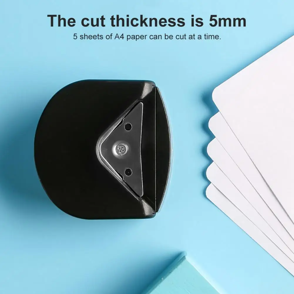 Practical  Round Corner Cutter Easy Clean Cards Photos Corner Rounder Punch Labor-saving Widely Used Paper Trimmer for School