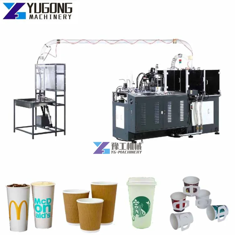 Business Machine 2023 Latest Fully Automatic Disposable High Speed Machine for Making Paper Cup for Sale