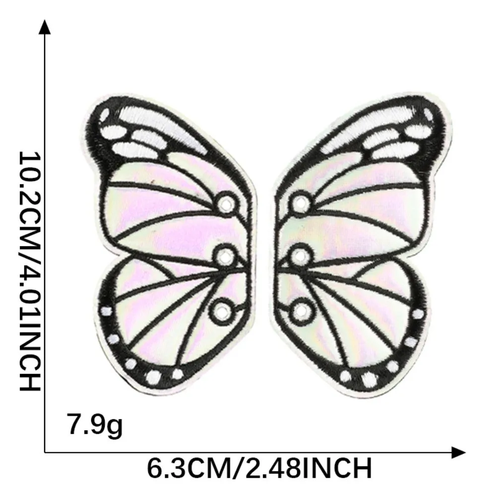 Butterfly Shape Butterfly Wing Charms Detachable Multi-Color DIY Shoe Ornaments Versatile Detachable Shoe Decorations