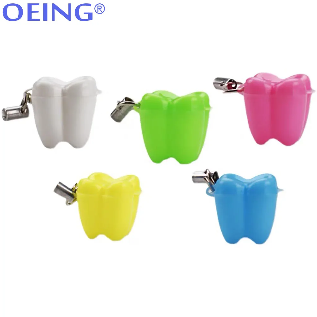 10Pcs Dental Gift Baby Tooth Box Container Child Deciduous Tooth Organizer Tooth Shape Kids Milk Teeth Storage