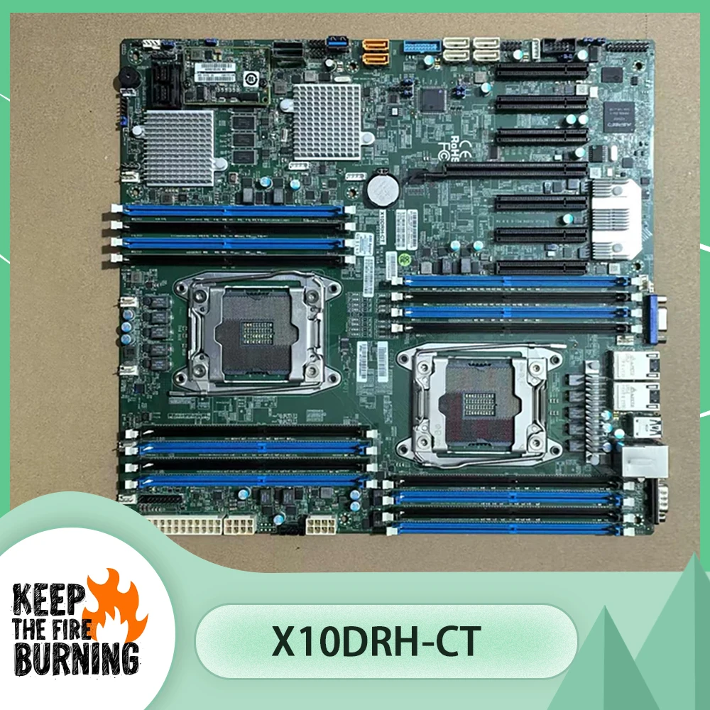 For Supermicro Server Motherboard C612 X99 2011-V3 X10DRH-CT