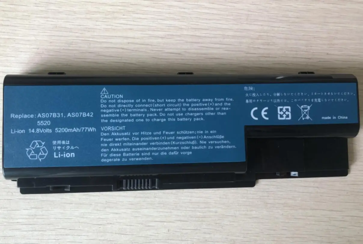 14.8V  8 Cells AS07B32 AS07B31 AS07B32 AS07B71 AS07B61 AS07B42 AS07B51 Laptop Battery for Acer Aspire 5920 5920G 5930 5930G 5935